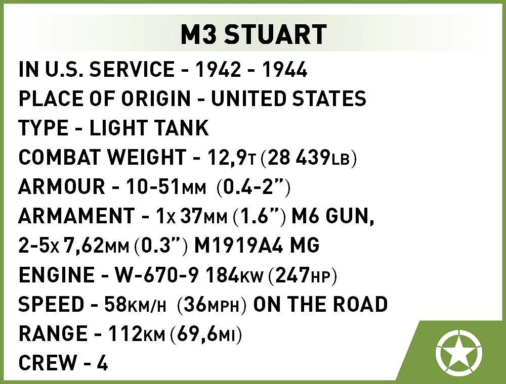 COBI 3129 M3 Stuart