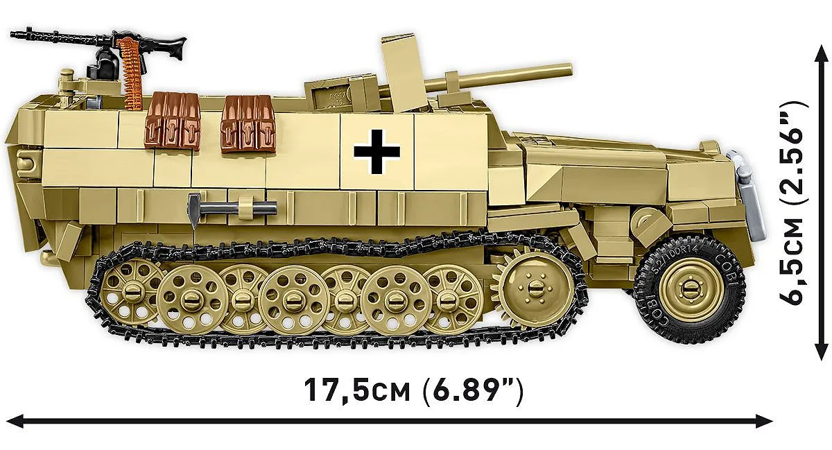COBI 3130 Half-Track Sd.Kfz. 251/10