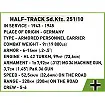 COBI 3130 Half-Track Sd.Kfz. 251/10