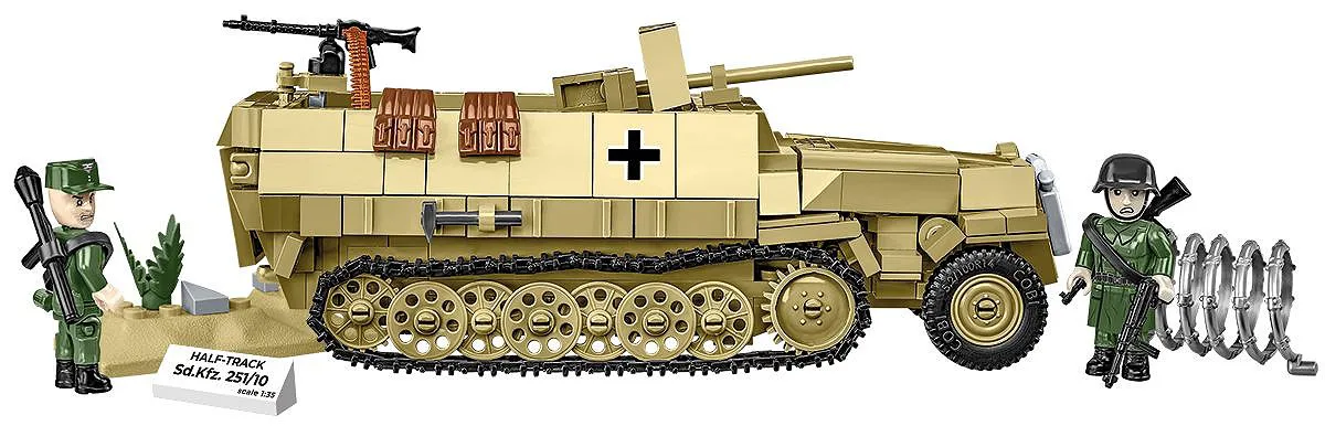 COBI 3130 Half-Track Sd.Kfz. 251/10