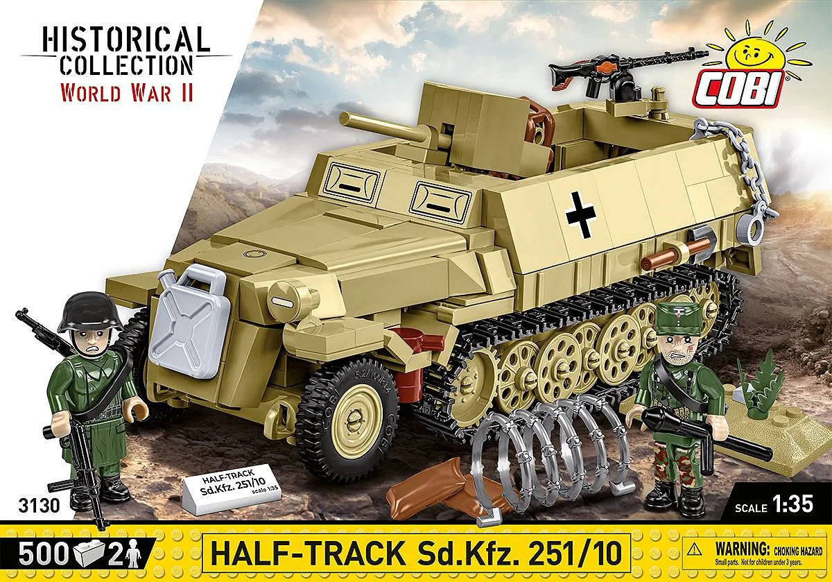 COBI 3130 Half-Track Sd.Kfz. 251/10