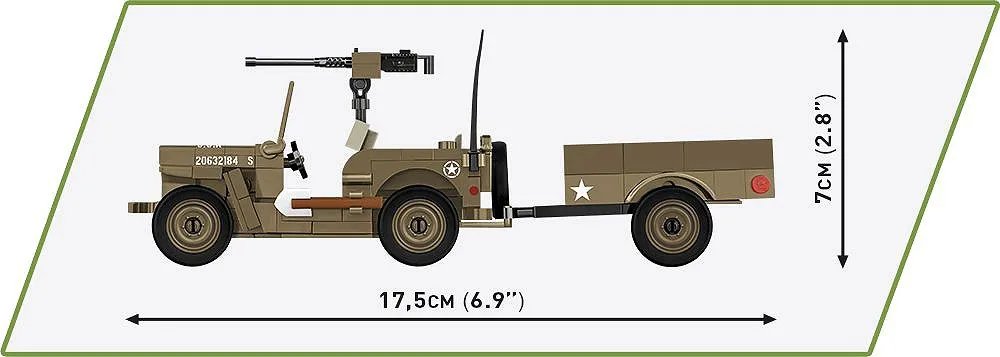 COBI 3132 Willys MB & Anhänger