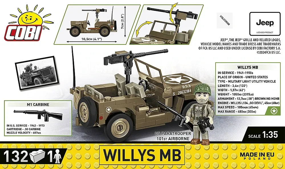 COBI 3133 Willys MB