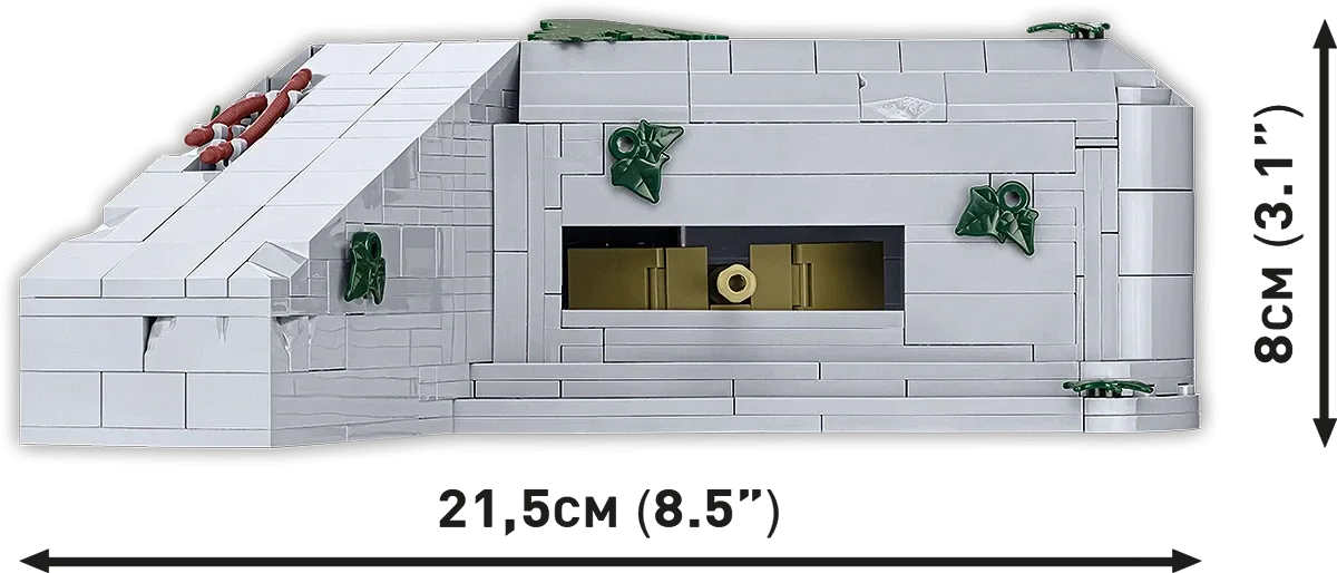 COBI 3136 German Bunker Regelbau 667