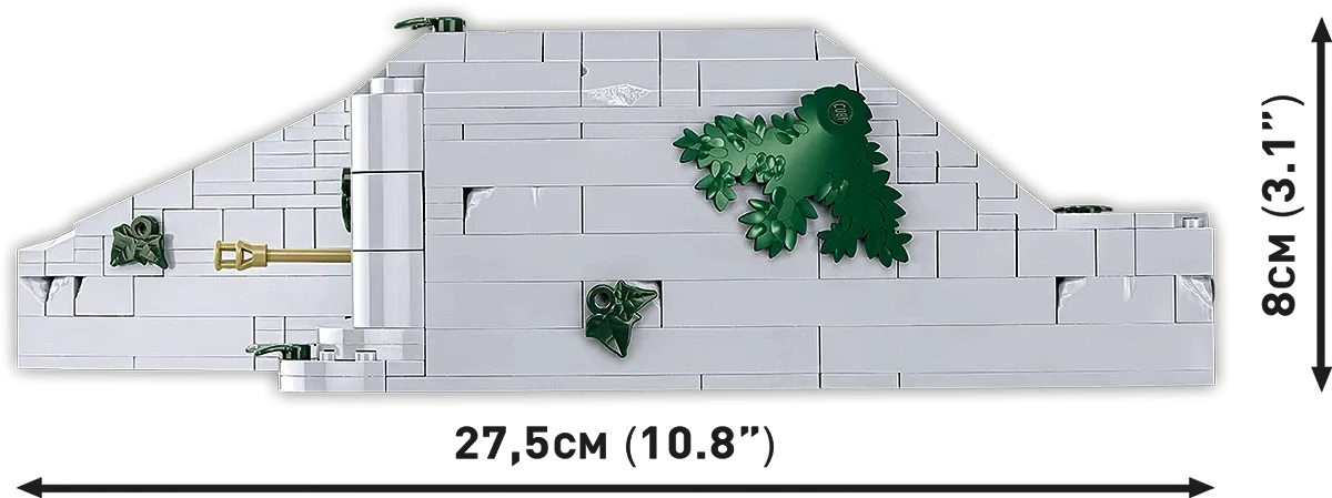 COBI 3136 German Bunker Regelbau 667