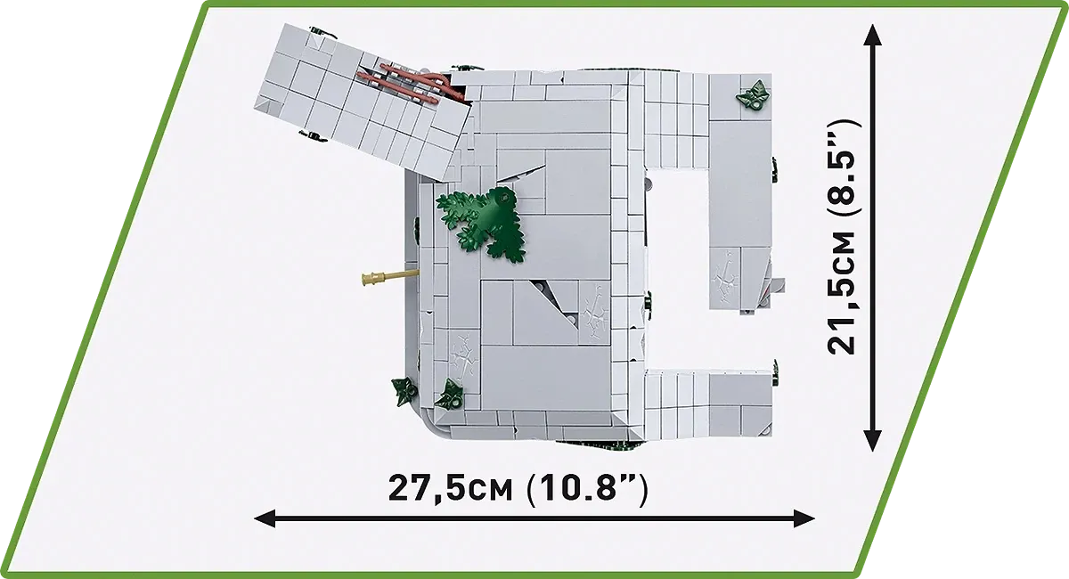 COBI 3136 German Bunker Regelbau 667