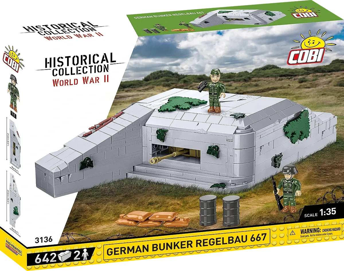 COBI 3136 German Bunker Regelbau 667