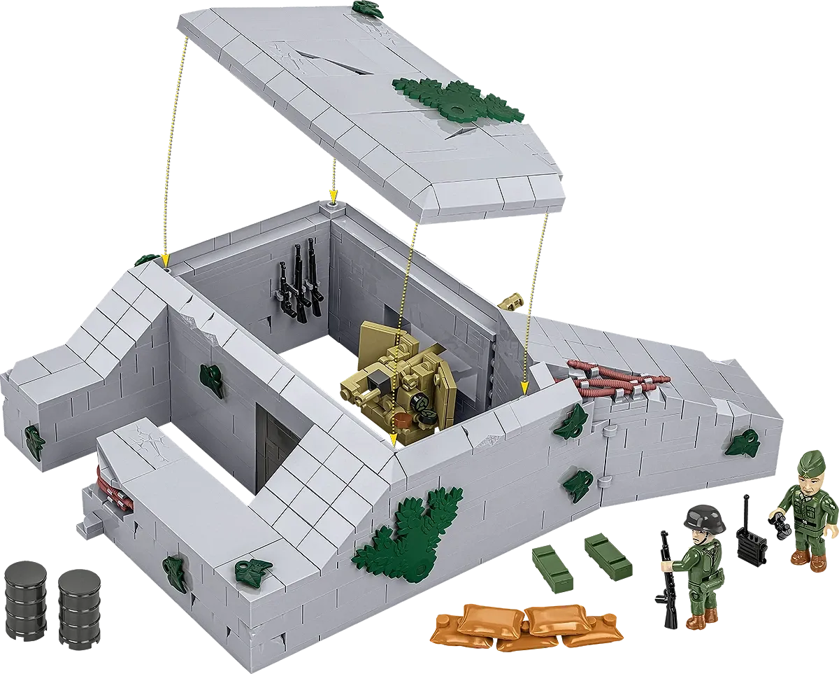 COBI 3136 German Bunker Regelbau 667