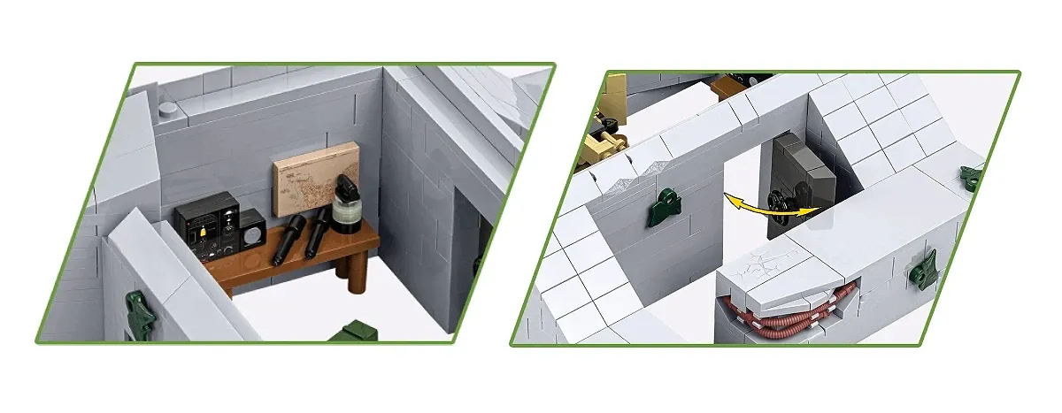 COBI 3136 German Bunker Regelbau 667