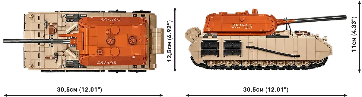 COBI 3137 Panzerkampfwagen VIII Maus - Limited Edition