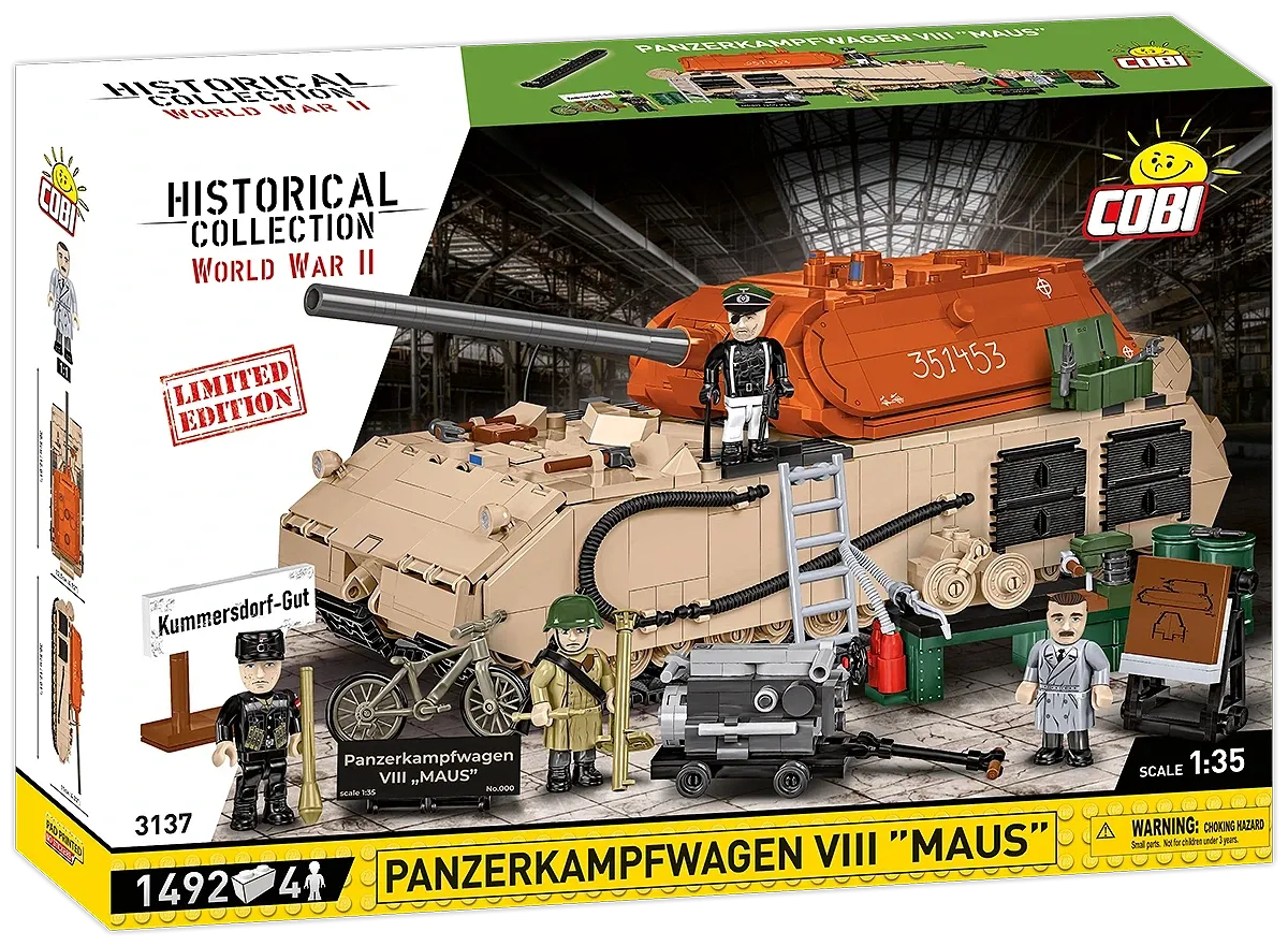 COBI 3137 Panzerkampfwagen VIII Maus - Limited Edition