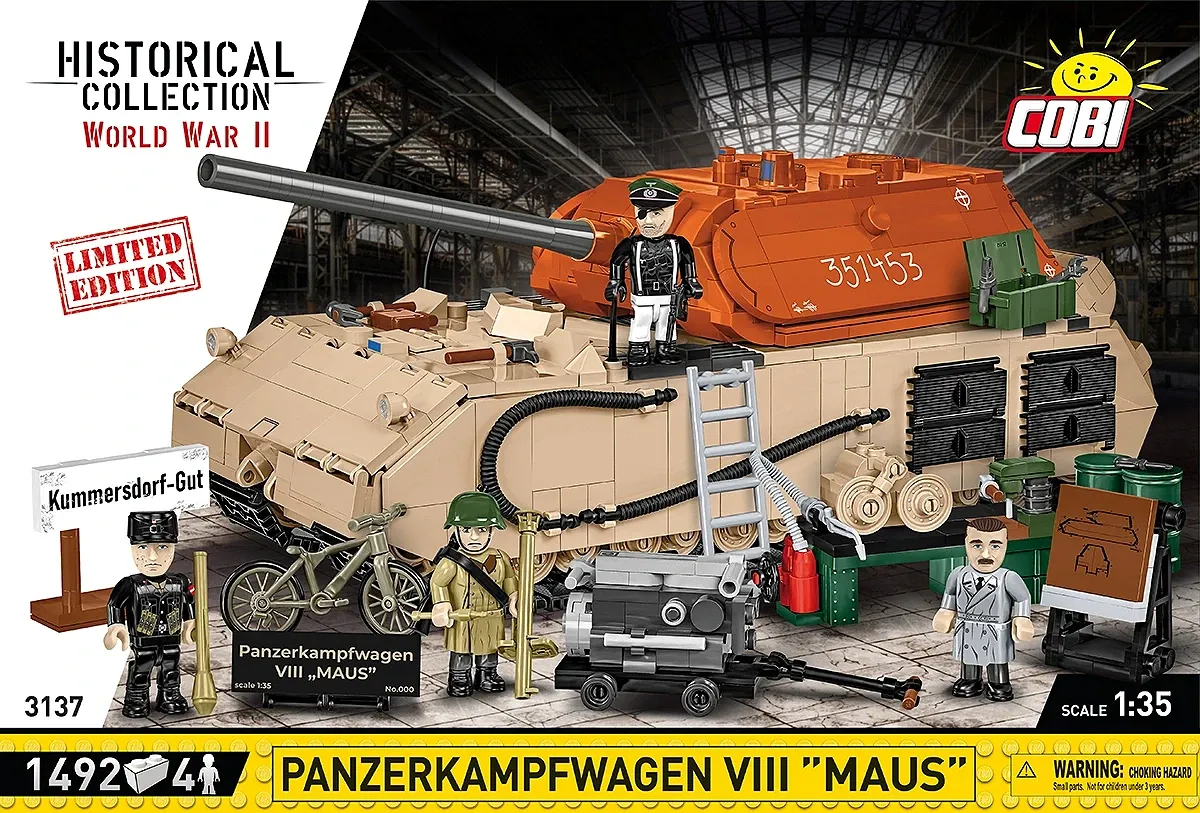 COBI 3137 Panzerkampfwagen VIII Maus - Limited Edition