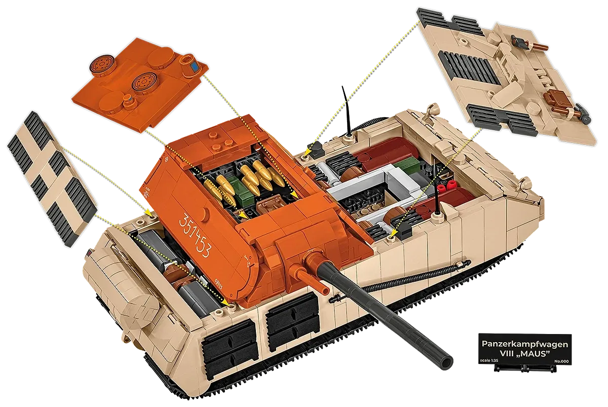 COBI 3137 Panzerkampfwagen VIII Maus - Limited Edition
