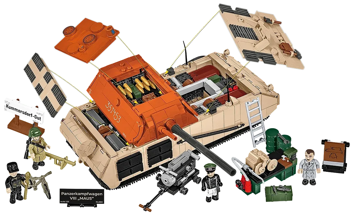COBI 3137 Panzerkampfwagen VIII Maus - Limited Edition