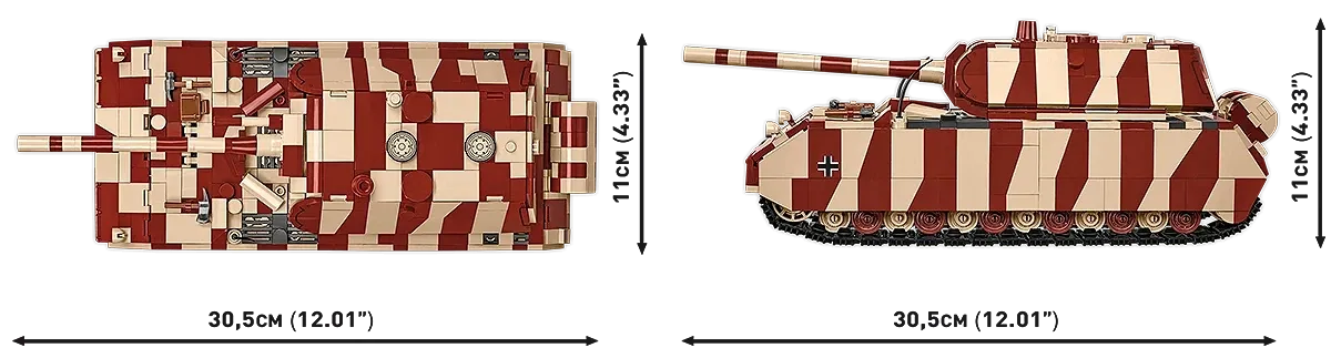 COBI 3138 COBI 3138 Panzer VIII Maus