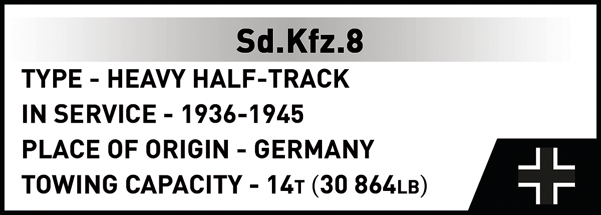COBI 3139 Sd.Kfz.8 & 8.8 cm Flak18 - Limited Edition