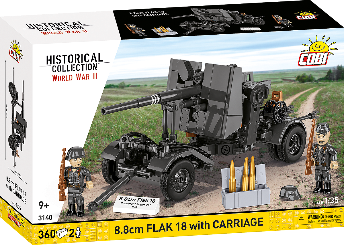 COBI 3140 8,8 cm Flak 18 mit Lafette