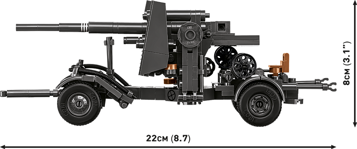 COBI 3140 8,8 cm Flak 18 mit Lafette