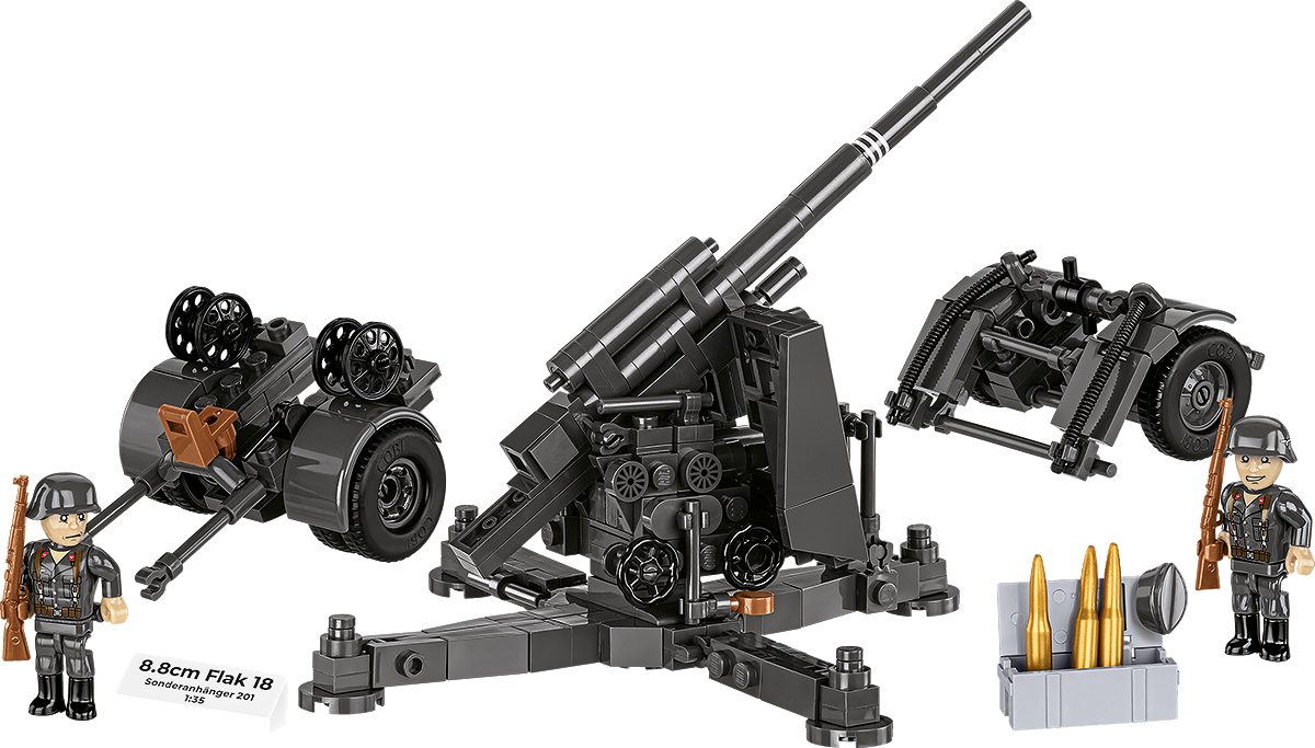 COBI 3140 8,8 cm Flak 18 mit Lafette