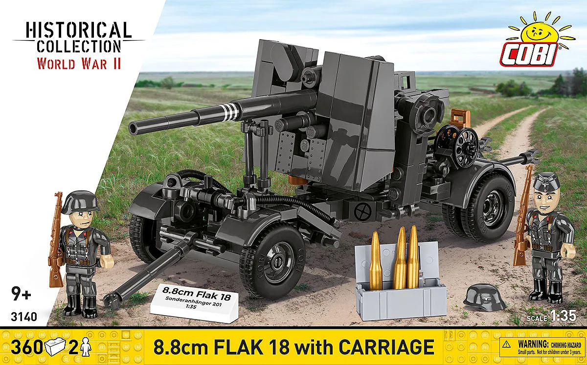 COBI 3140 8,8 cm Flak 18 mit Lafette
