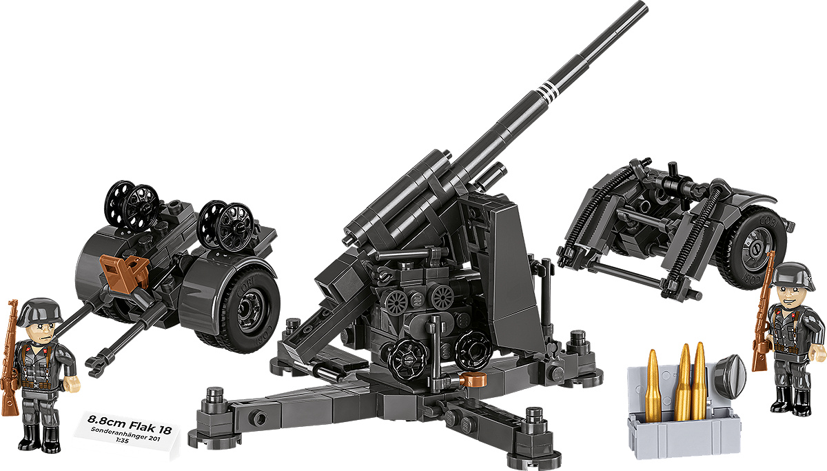 COBI 3140 8,8 cm Flak 18 mit Lafette