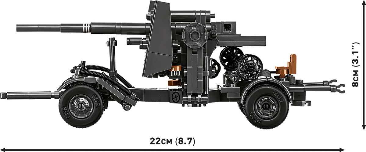 COBI 3140 8,8 cm Flak 18 mit Lafette