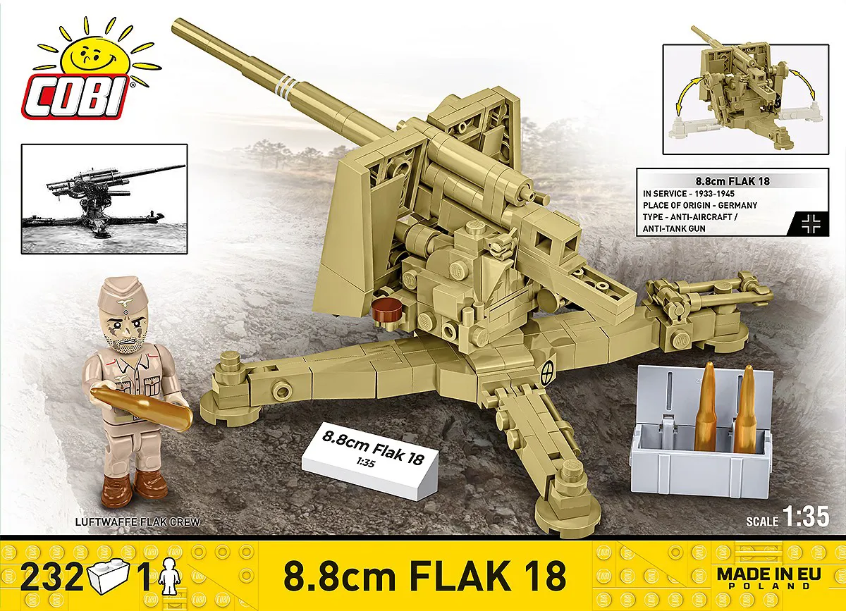 COBI 3141 8,8 cm Flak 18
