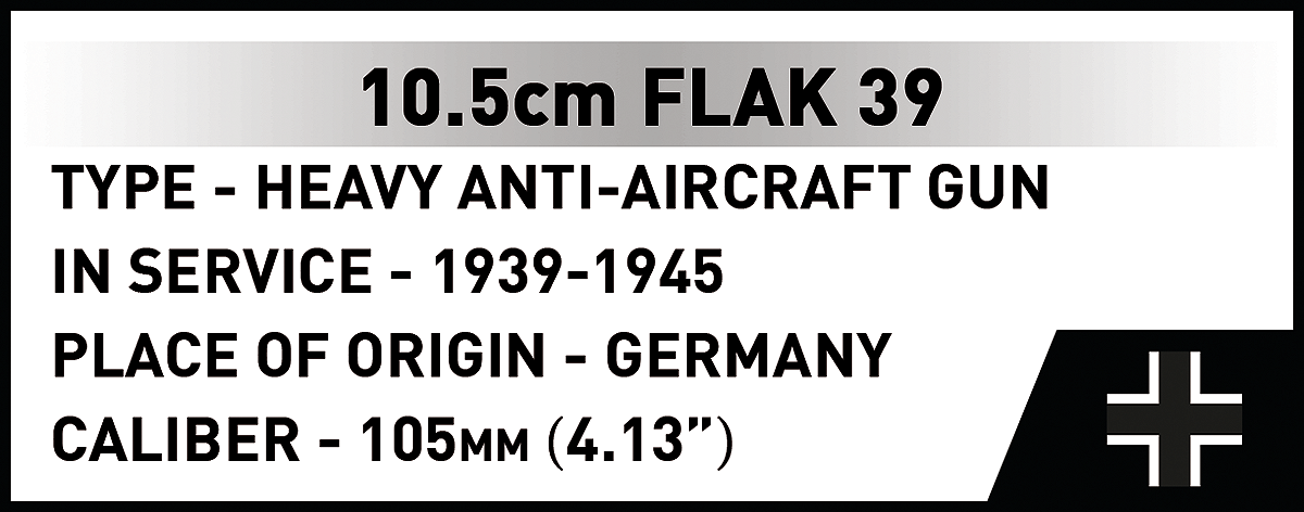 COBI 3142 10,5 cm Flak 39