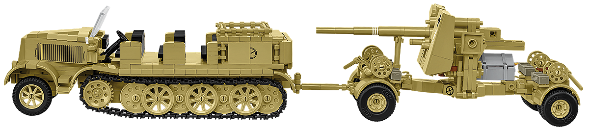 COBI 3143 Sd.Kfz.8 Schlepper 8.8 cm Flak 36