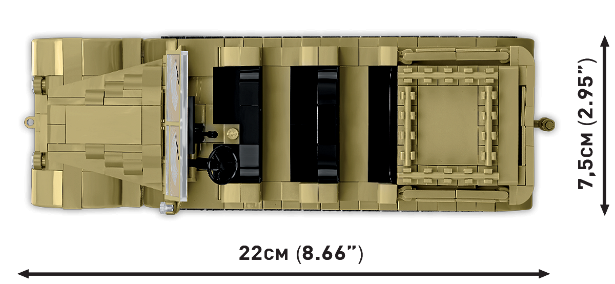 COBI 3143 Sd.Kfz.8 Schlepper 8.8 cm Flak 36
