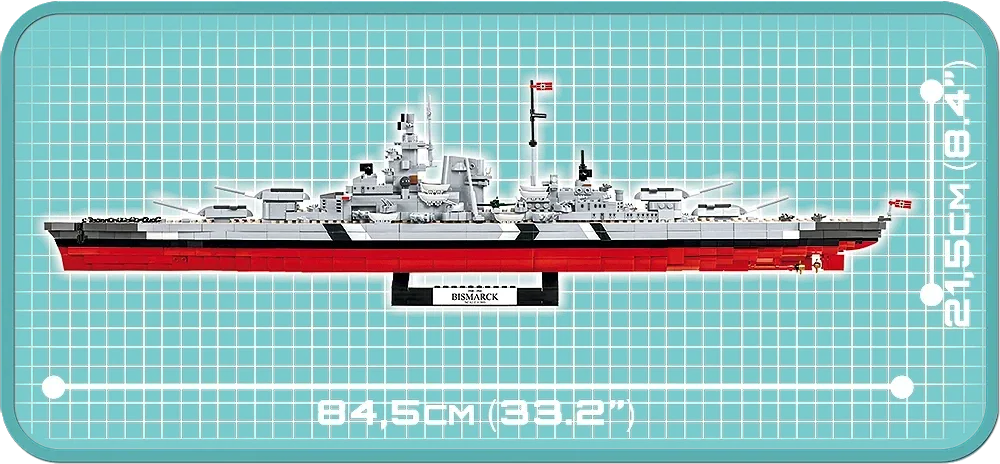 COBI 4819 Schlachtschiff Bismarck