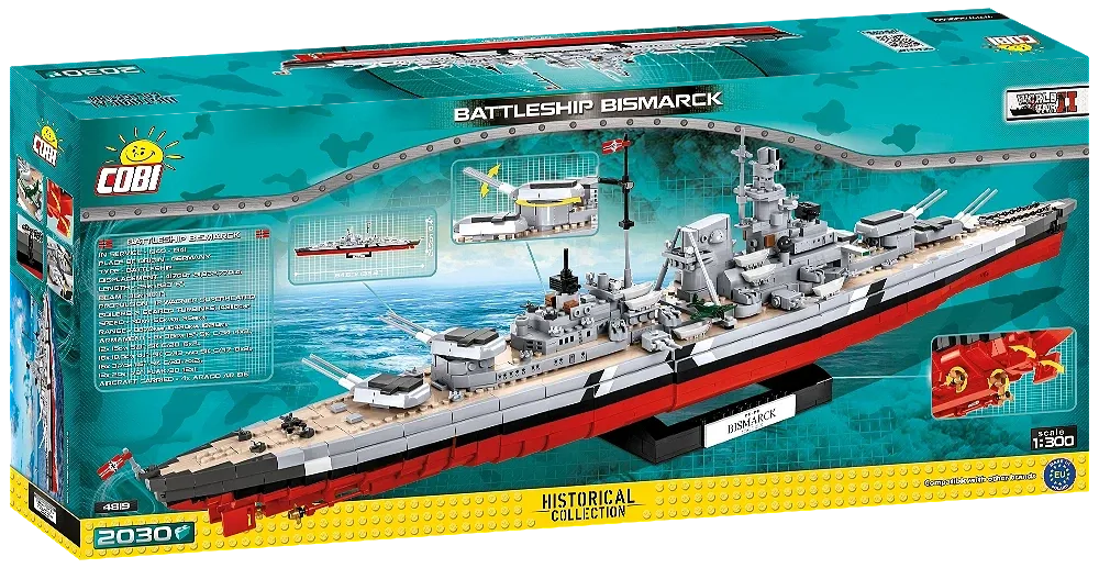 COBI 4819 Schlachtschiff Bismarck