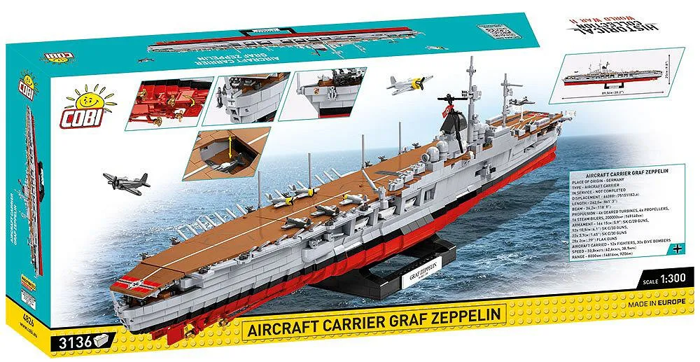 COBI 4826 Aircraft Carrier Graf Zeppelin