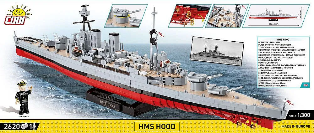 COBI 4829 HMS Hood - Limitierte Edition