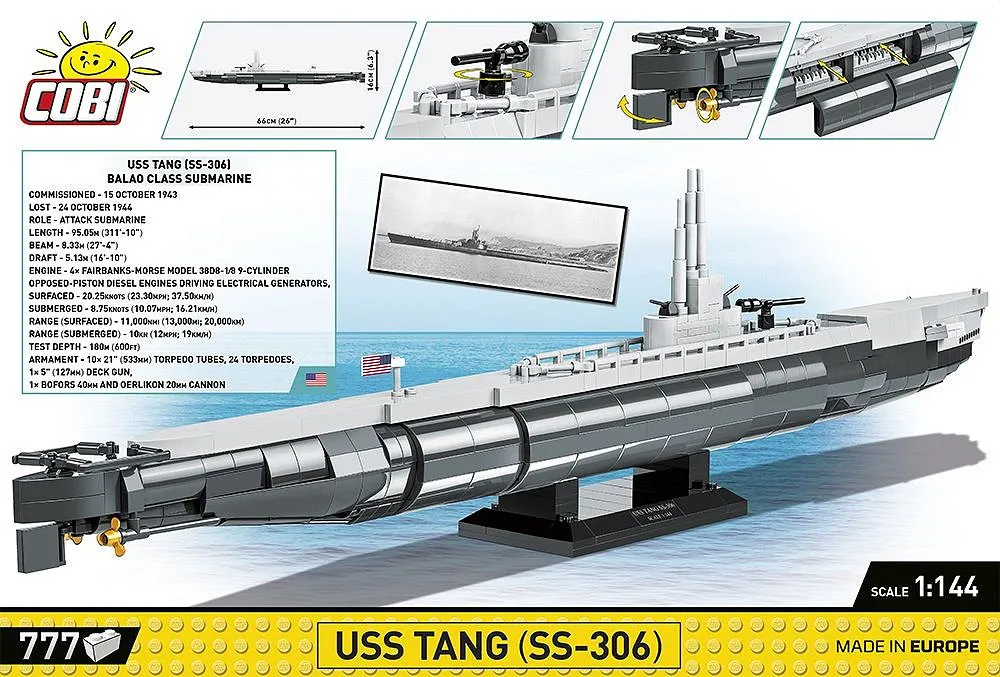 COBI 4831 USS Tang SS-306