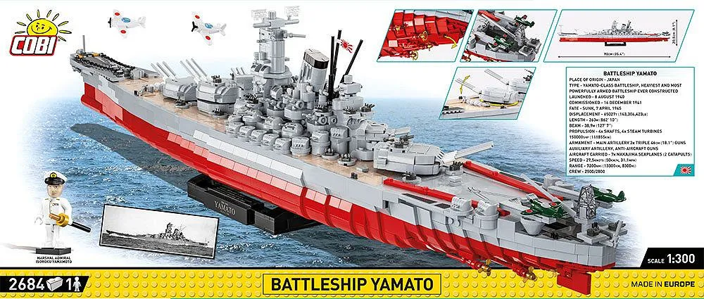 COBI 4832 Battleship Yamato - Executive Edition