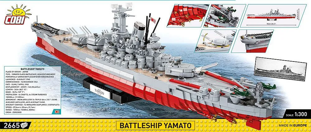 COBI 4833 Schlachtschiff Yamato