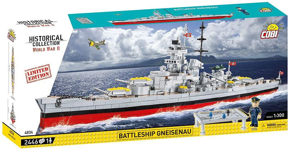 COBI 4834 Schlachtschiff Gneisenau - Limited Edition