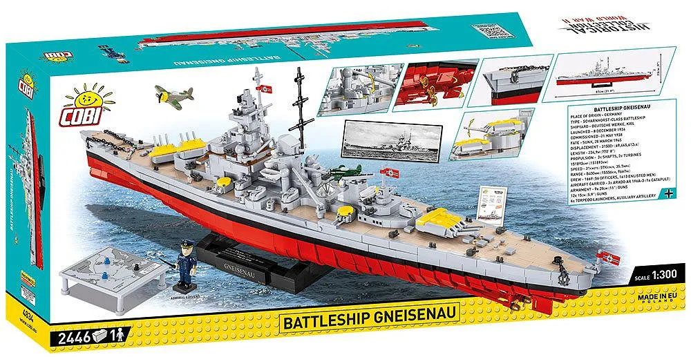 COBI 4834 Schlachtschiff Gneisenau - Limited Edition