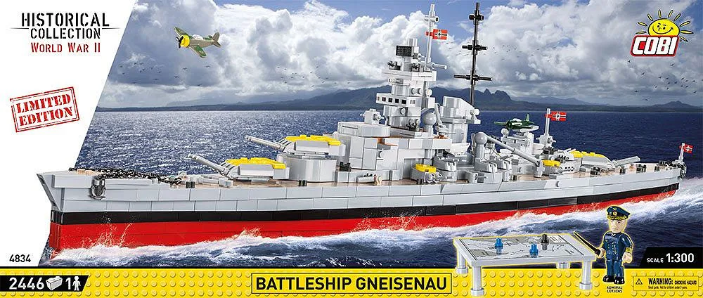 COBI 4834 Schlachtschiff Gneisenau - Limited Edition