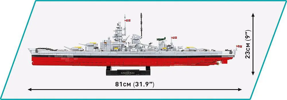 COBI 4834 Schlachtschiff Gneisenau - Limited Edition
