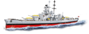 COBI 4835 Battleship Gneisenau