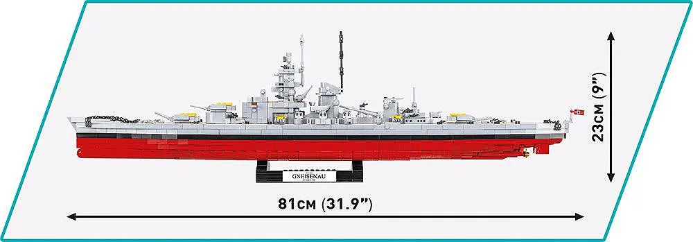 COBI 4835 Battleship Gneisenau