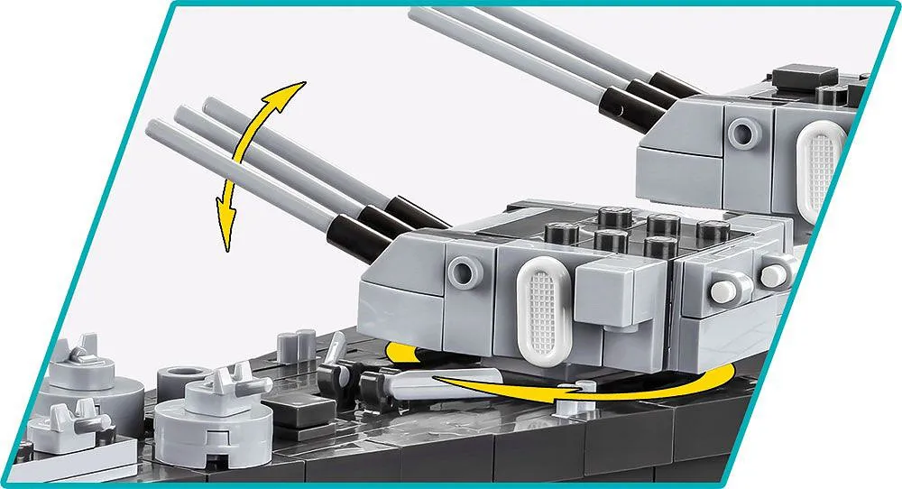 COBI 4836 Iowa-Class Battleship (4in1) - Executive Edition