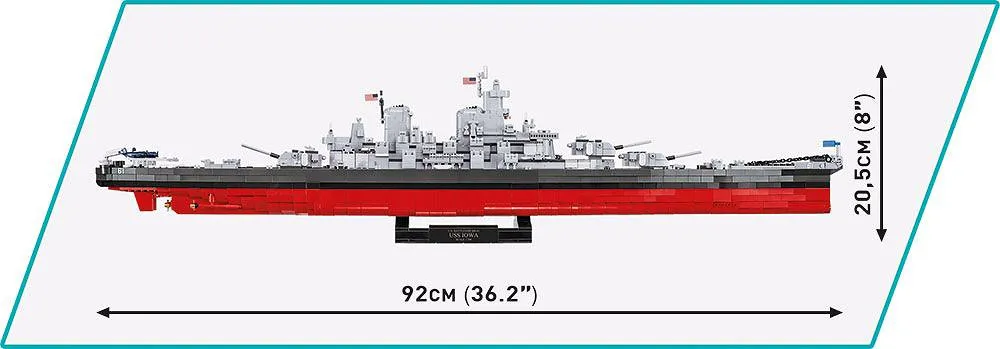 COBI 4836 Iowa-Class Battleship (4in1) - Executive Edition