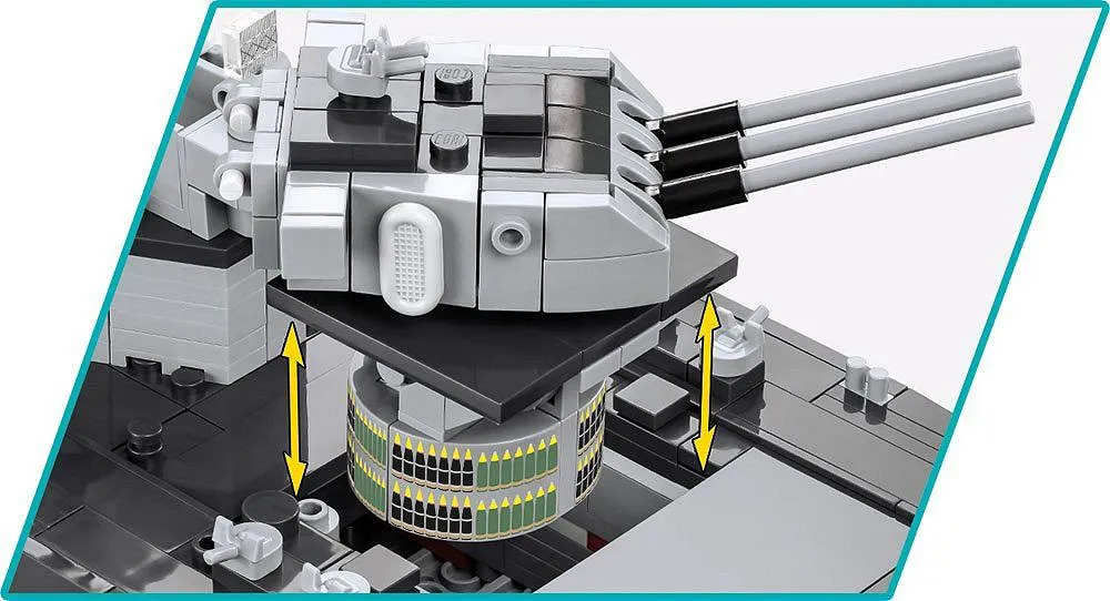 COBI 4837 Battleship Missouri (BB-63)