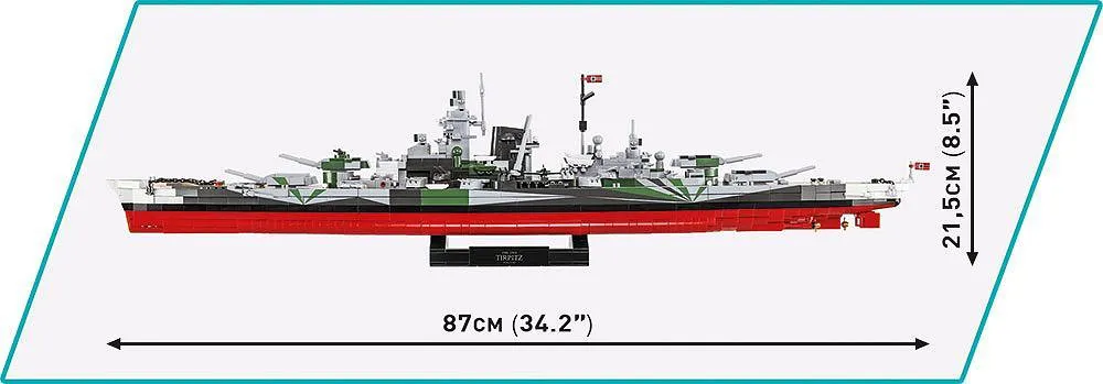 COBI 4838 Schlachtschiff Tirpitz - Executive Edition