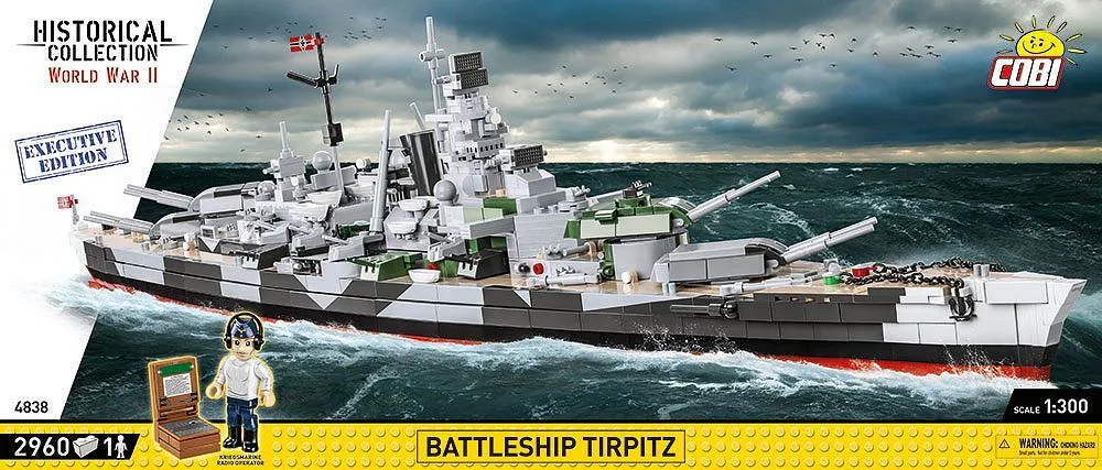 COBI 4838 Schlachtschiff Tirpitz - Executive Edition