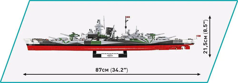 COBI 4839 Battleship Tirpitz