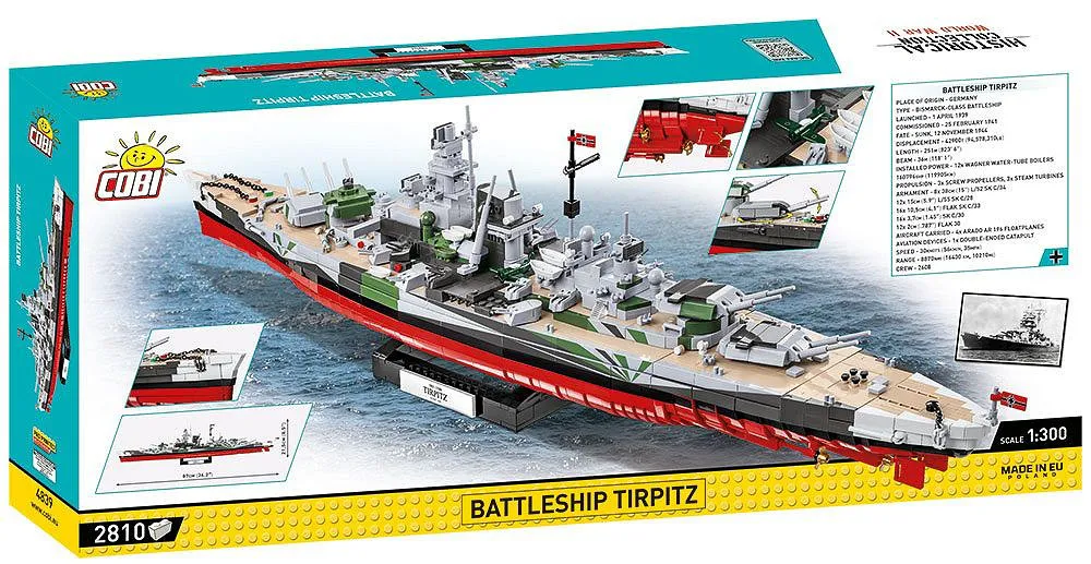 COBI 4839 Battleship Tirpitz